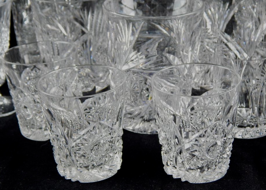Crystal Bar Glasses and Decanter EBTH