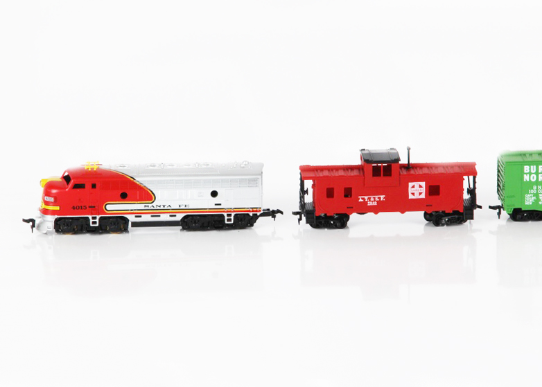 tyco electric train set