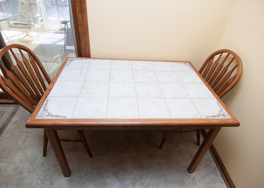 dinaire kitchen table tiles