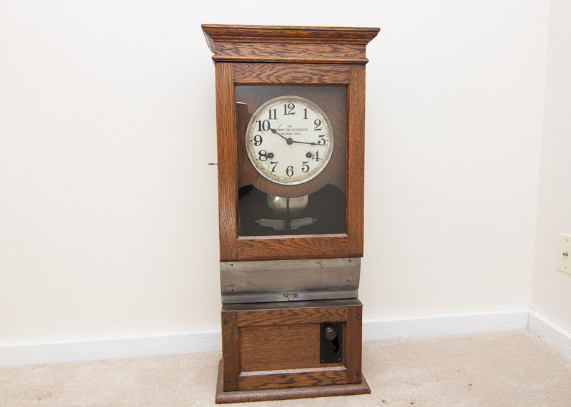 Vintage Cincinnati Time Recorder Company Time Clock EBTH