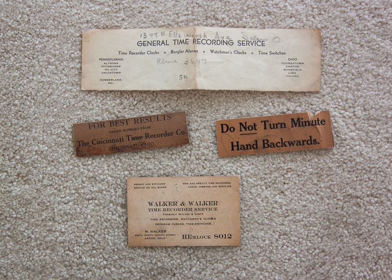 Vintage Cincinnati Time Recorder Company Time Clock EBTH