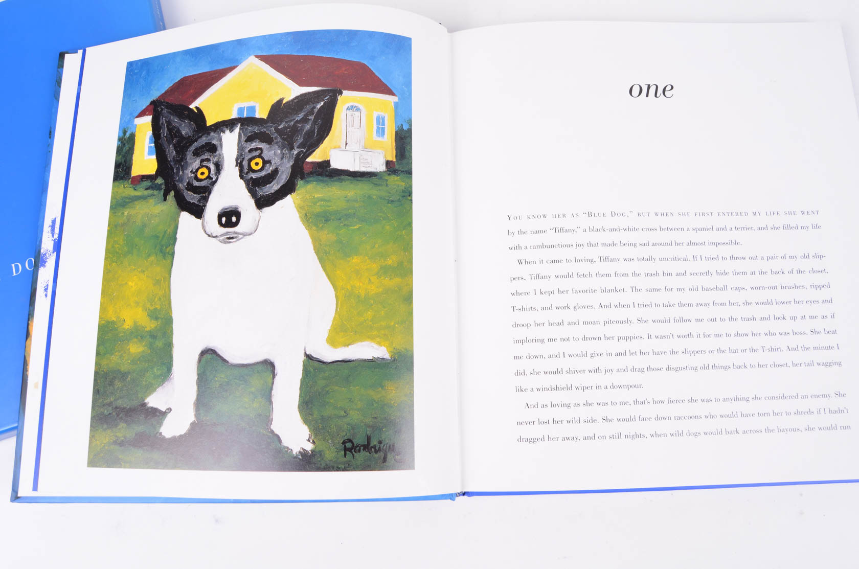 "Blue Dog" Coffee Table Book EBTH