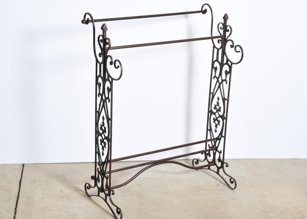 Wrought Iron Quilt Rack EBTH
