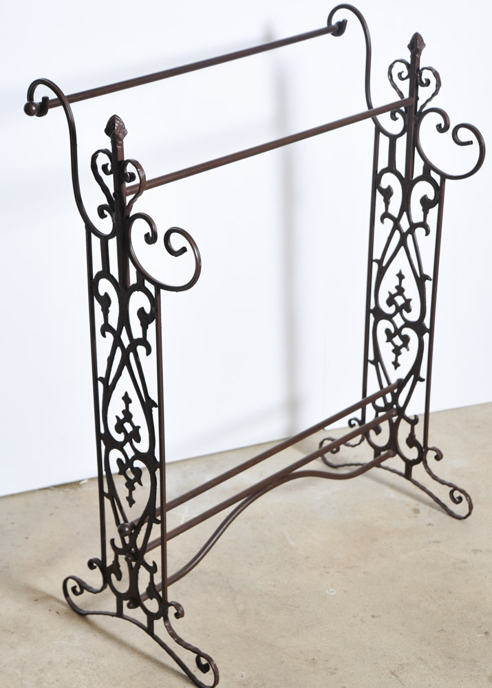 Wrought Iron Quilt Rack EBTH
