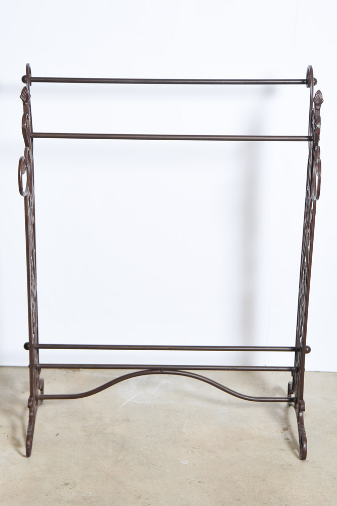 Wrought Iron Quilt Rack EBTH
