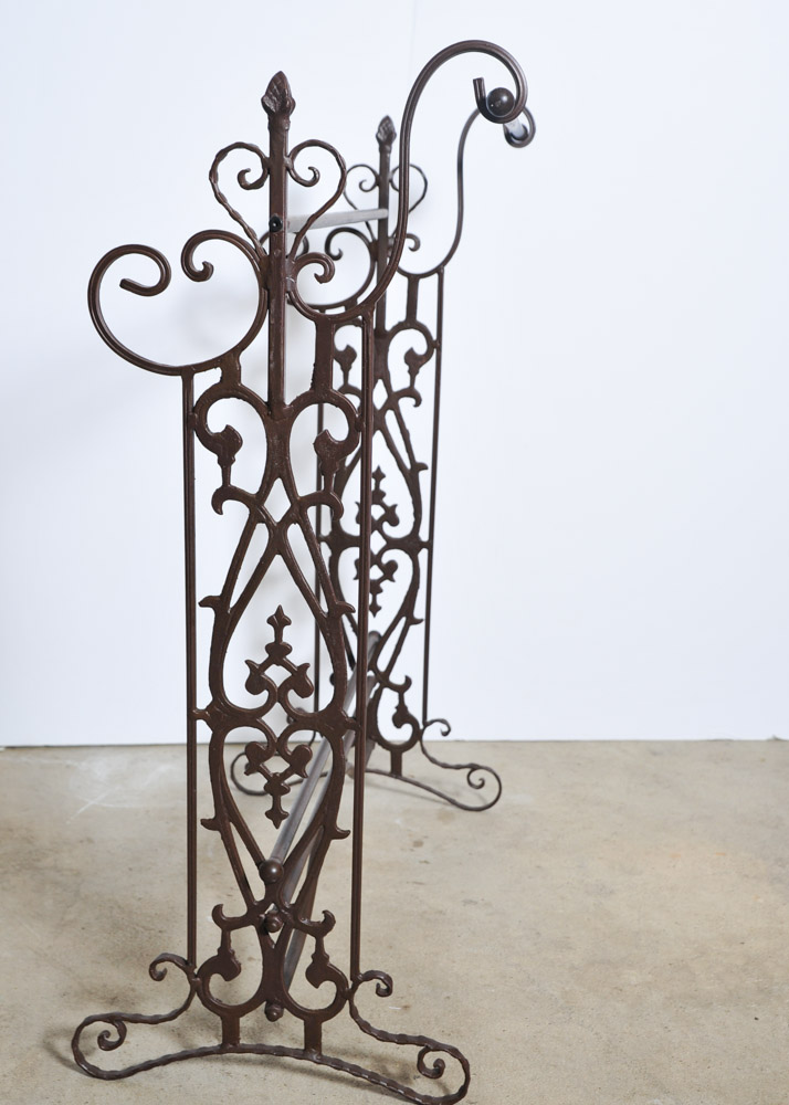 Wrought Iron Quilt Rack EBTH