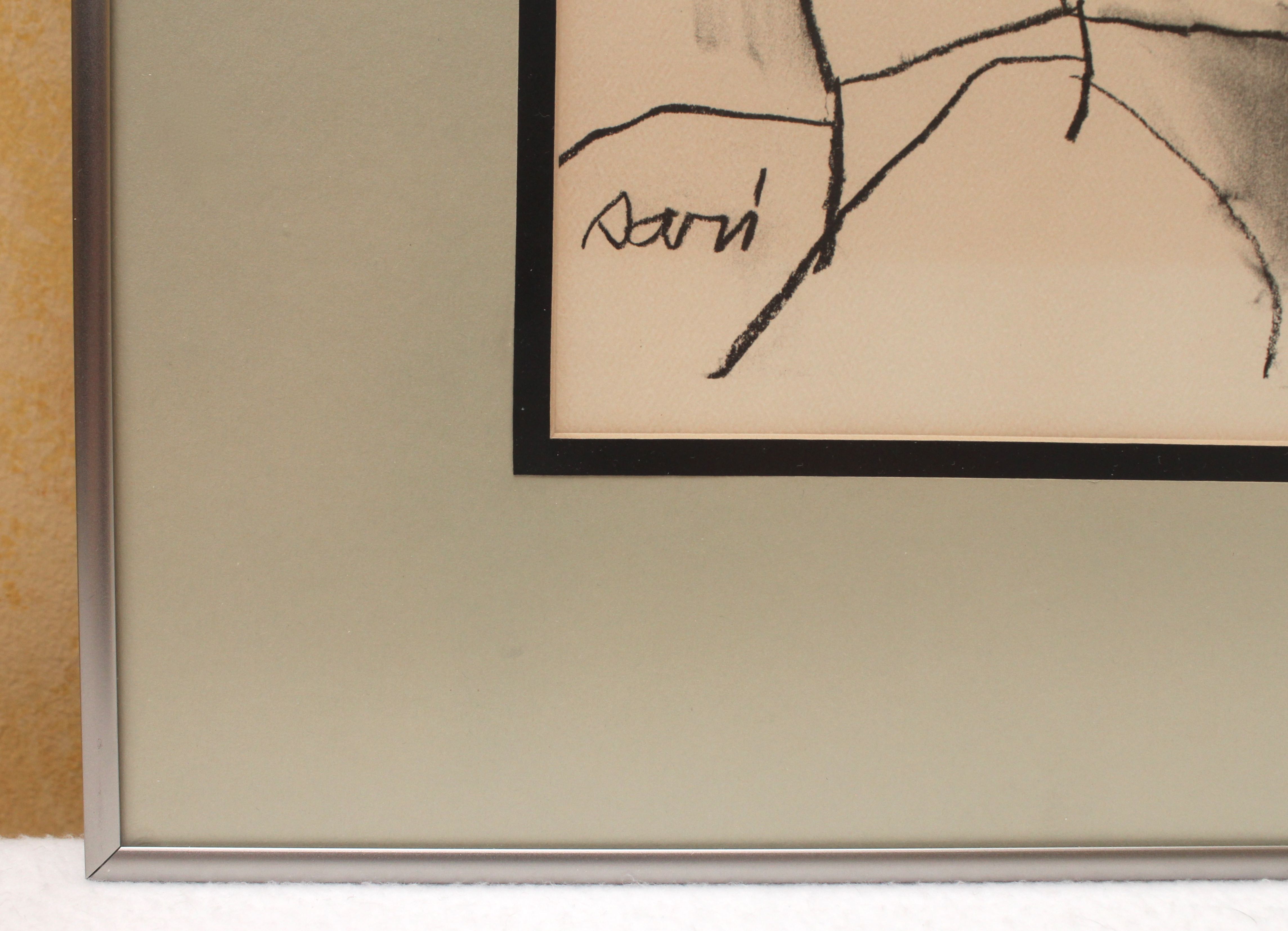 Signed Charcoal Drawing EBTH