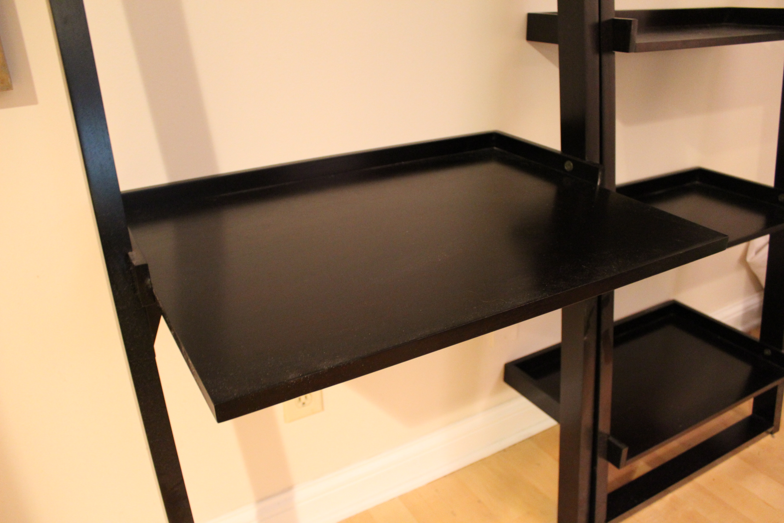 Crate & Barrel Sloane Leaning Desk and Bookshelf EBTH