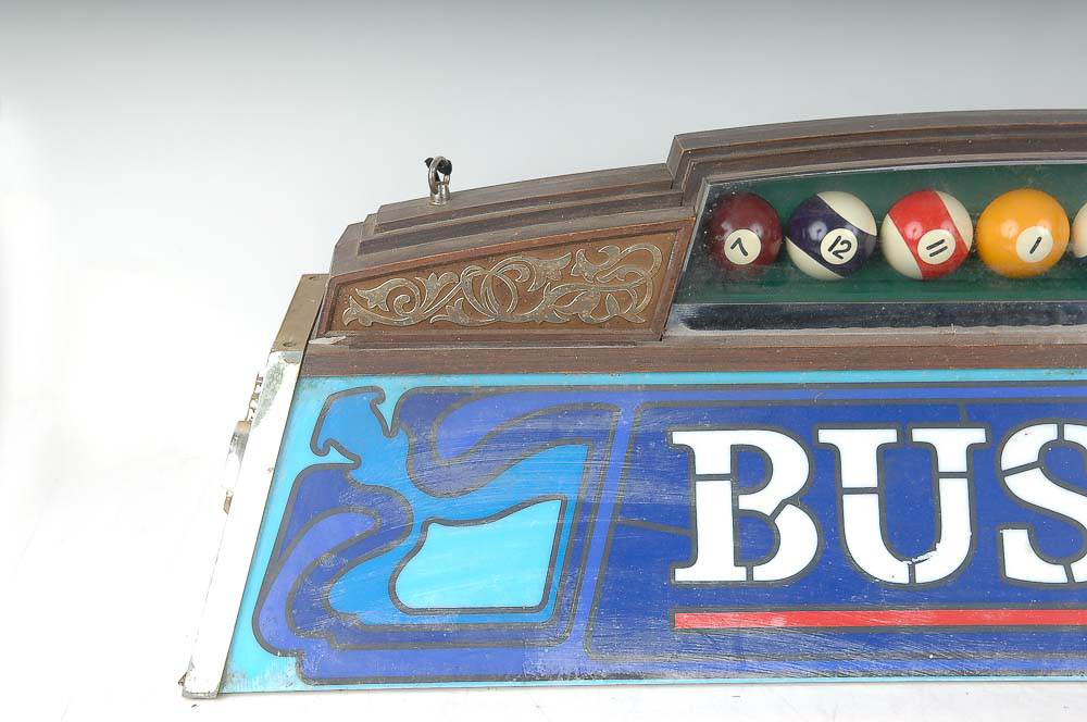 Busch Beer Pool Table Light EBTH