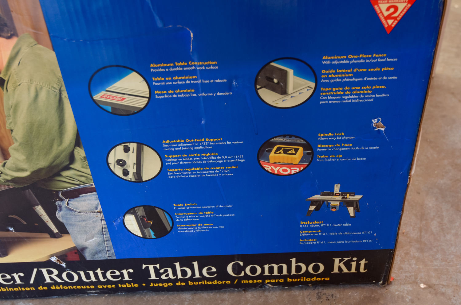 Ryobi R161 Router/Table Combo Kit EBTH