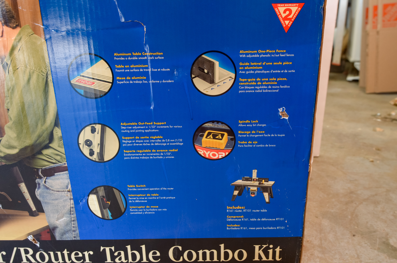 Ryobi R161 Router/Table Combo Kit EBTH