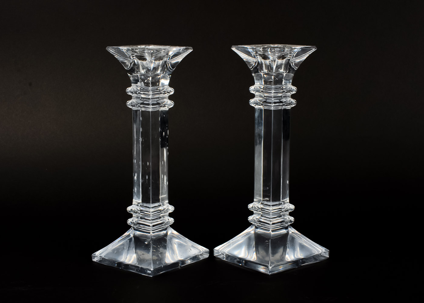 Marquis by Waterford Crystal Candlesticks EBTH