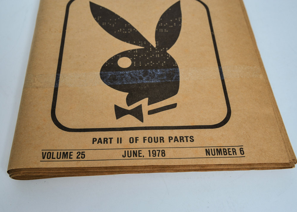 1978 Playboy Braille Magazine EBTH