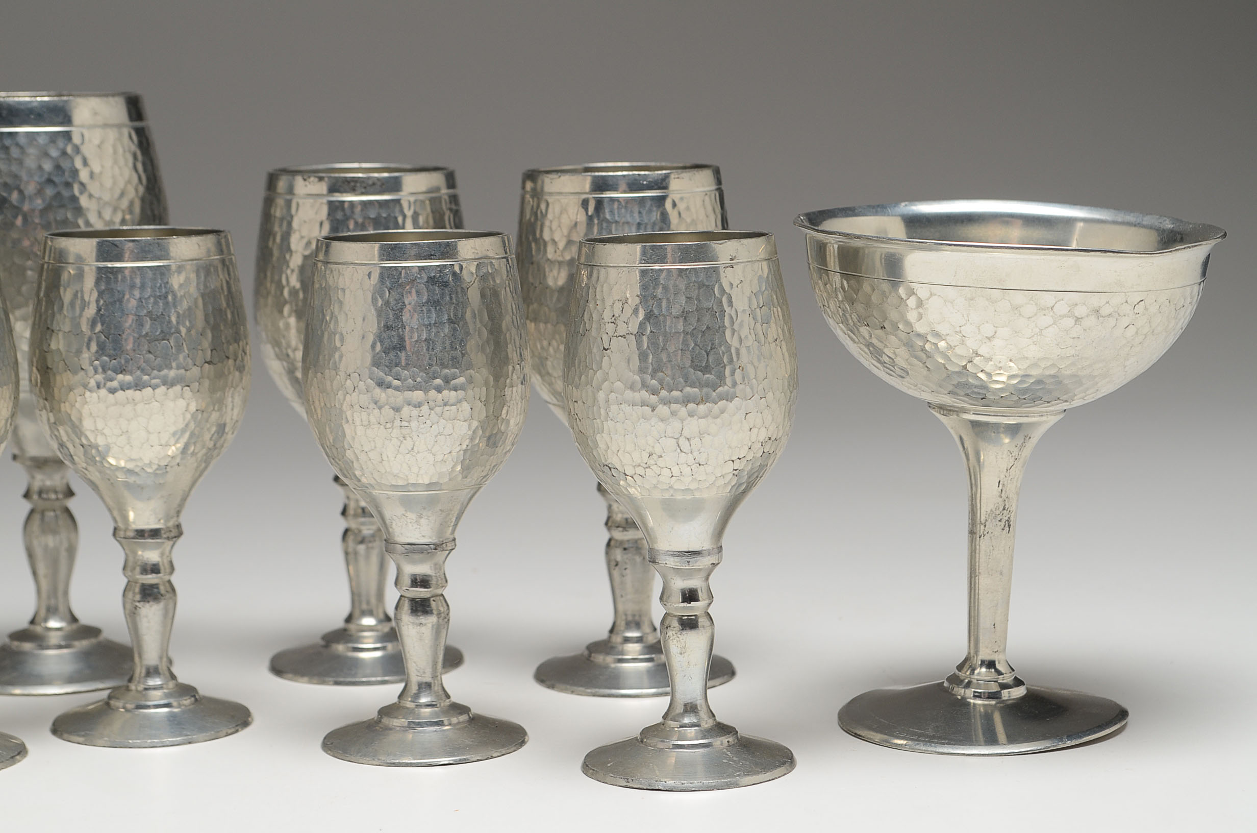 Pura Banka Tin Indonesian Hammered Goblets EBTH