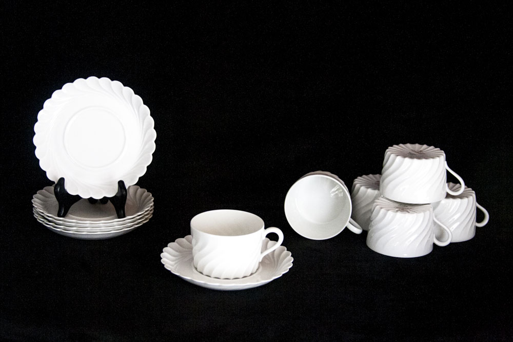 Haviland Limoges White China Set EBTH