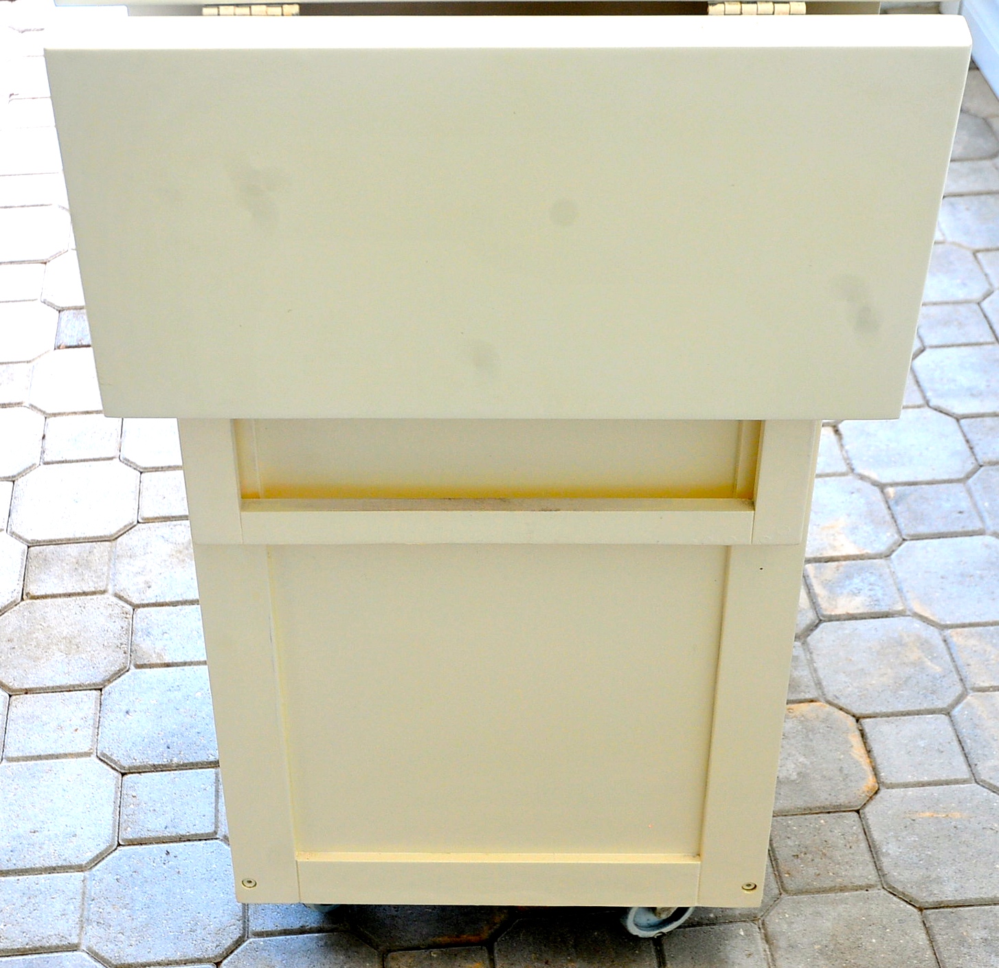Drop Leaf Rolling Kitchen Cart EBTH