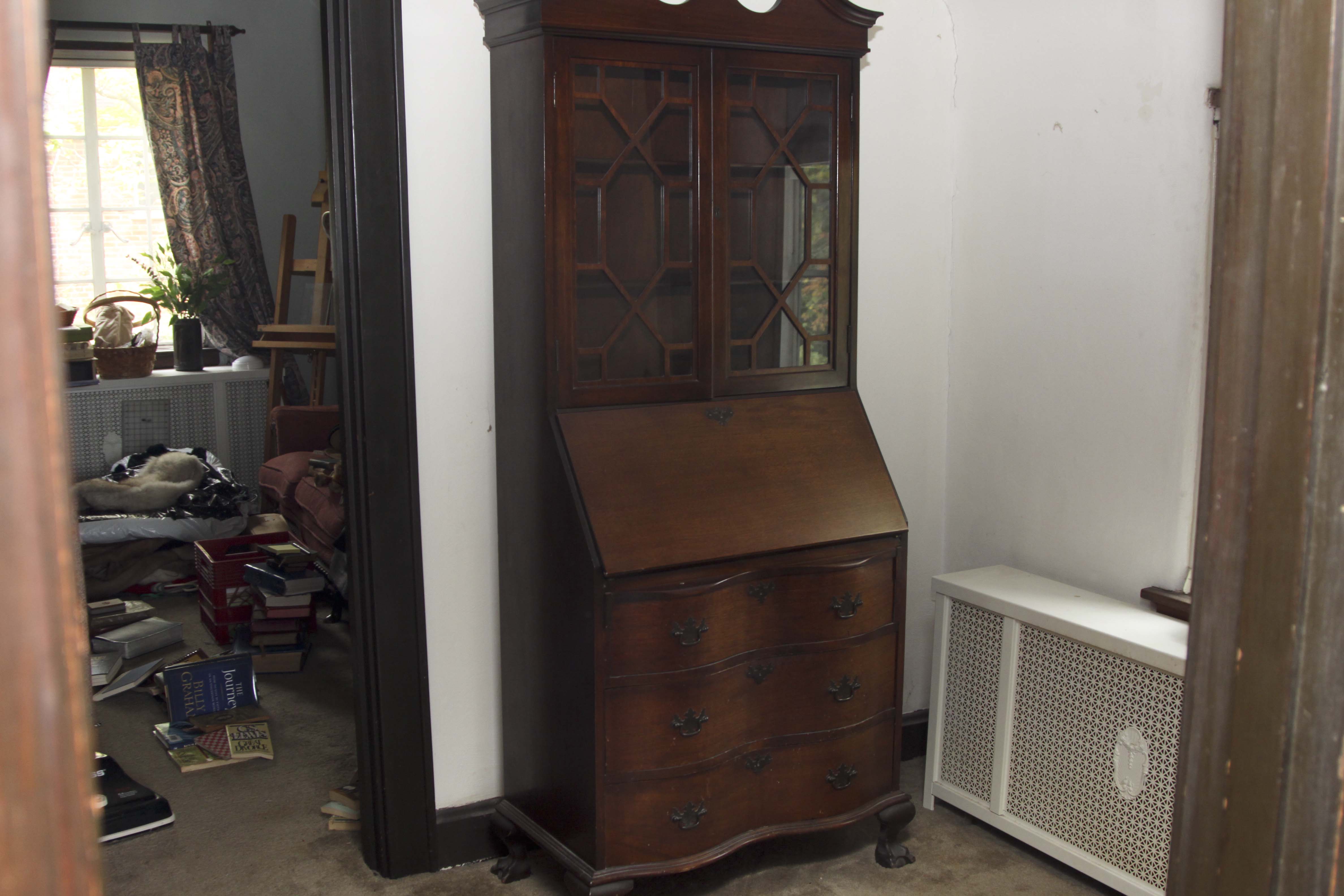 Maddox Tables Antique Walnut Secretary Ebth