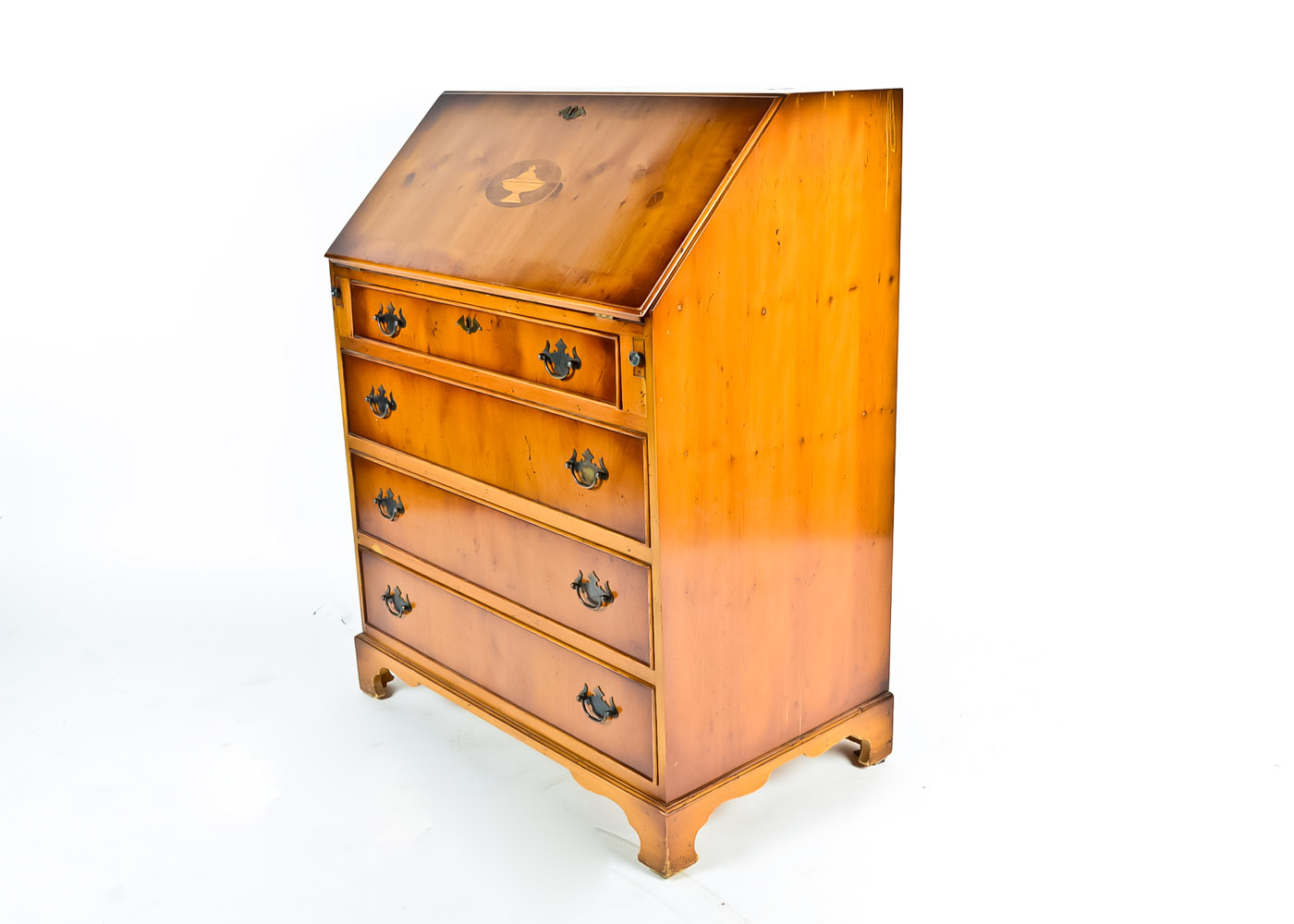 Vintage Oak Secretary Desk by RR English Reproduction Furniture EBTH