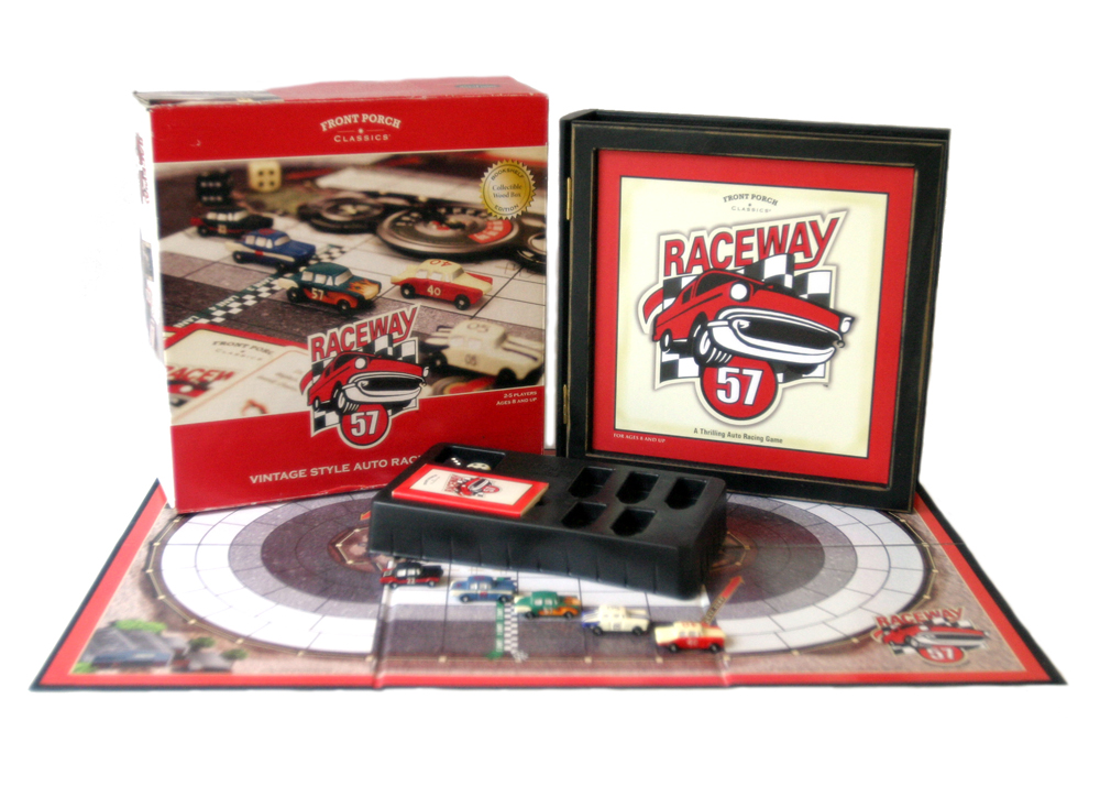 Raceway 57 Auto Racing Board Game EBTH