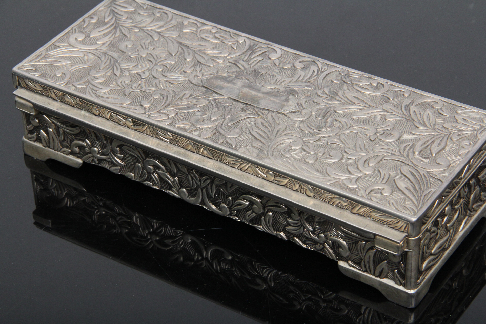 Vintage Godinger Silver Plated Jewelry Box EBTH