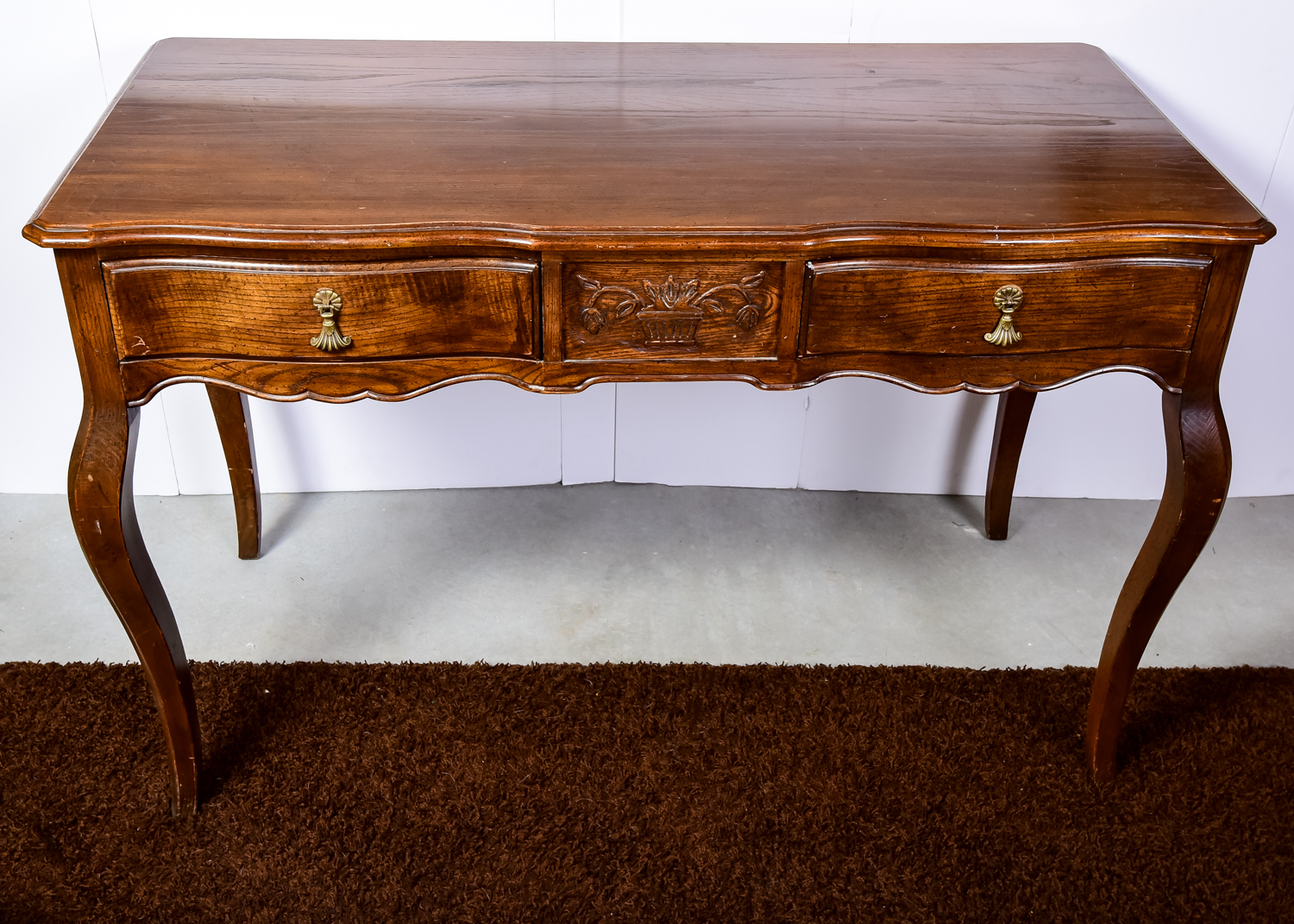 French Provincial Style Desk EBTH