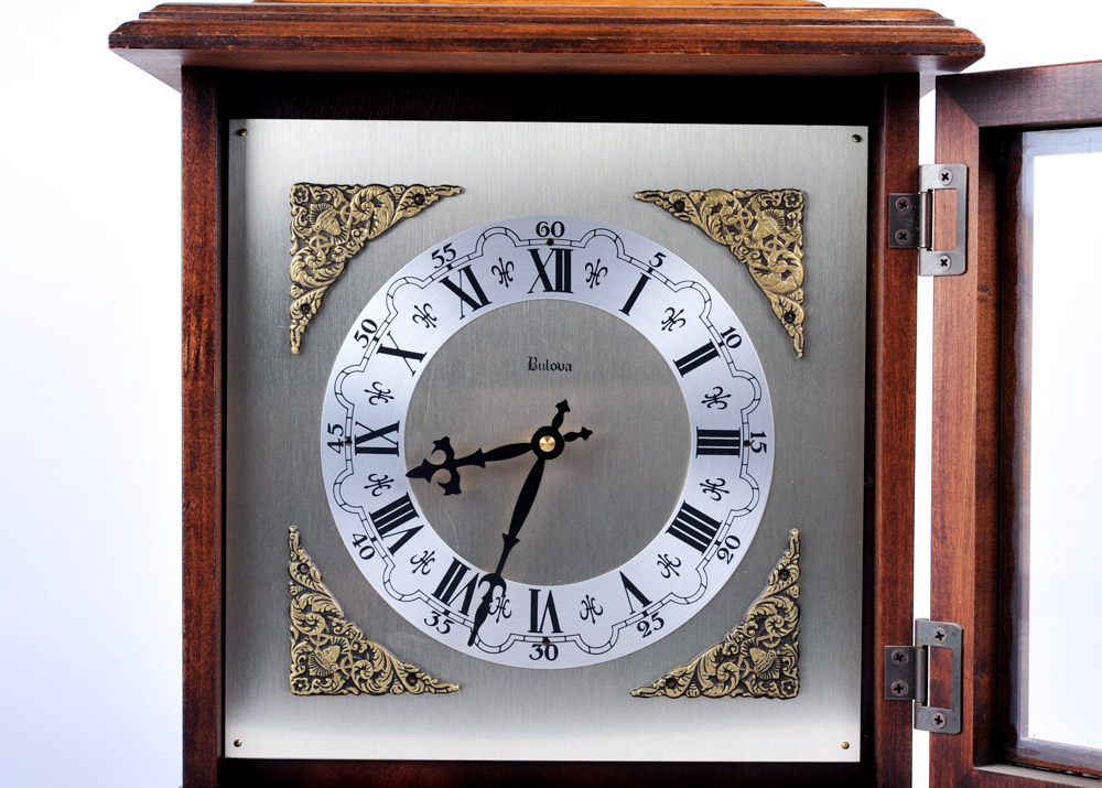 Bulova Westminster Chime Mantel Clock EBTH