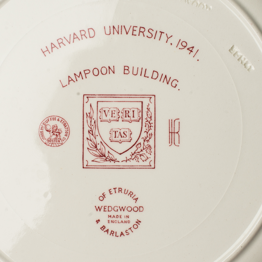 Set of Twelve Wedgwood Harvard University Plates EBTH