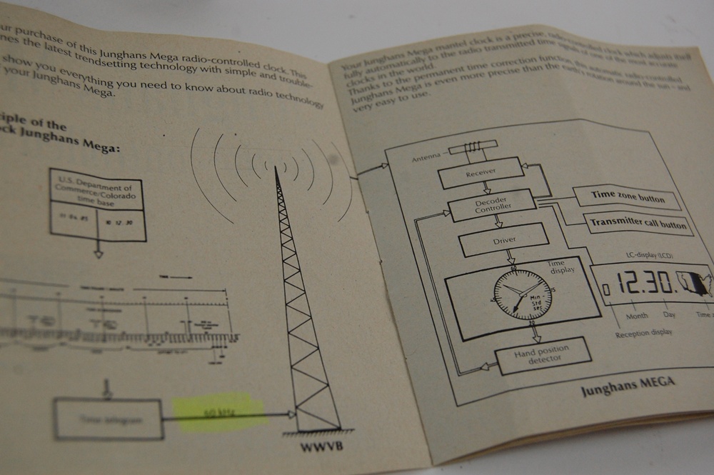 Junghans Mega RadioControlled Clock EBTH