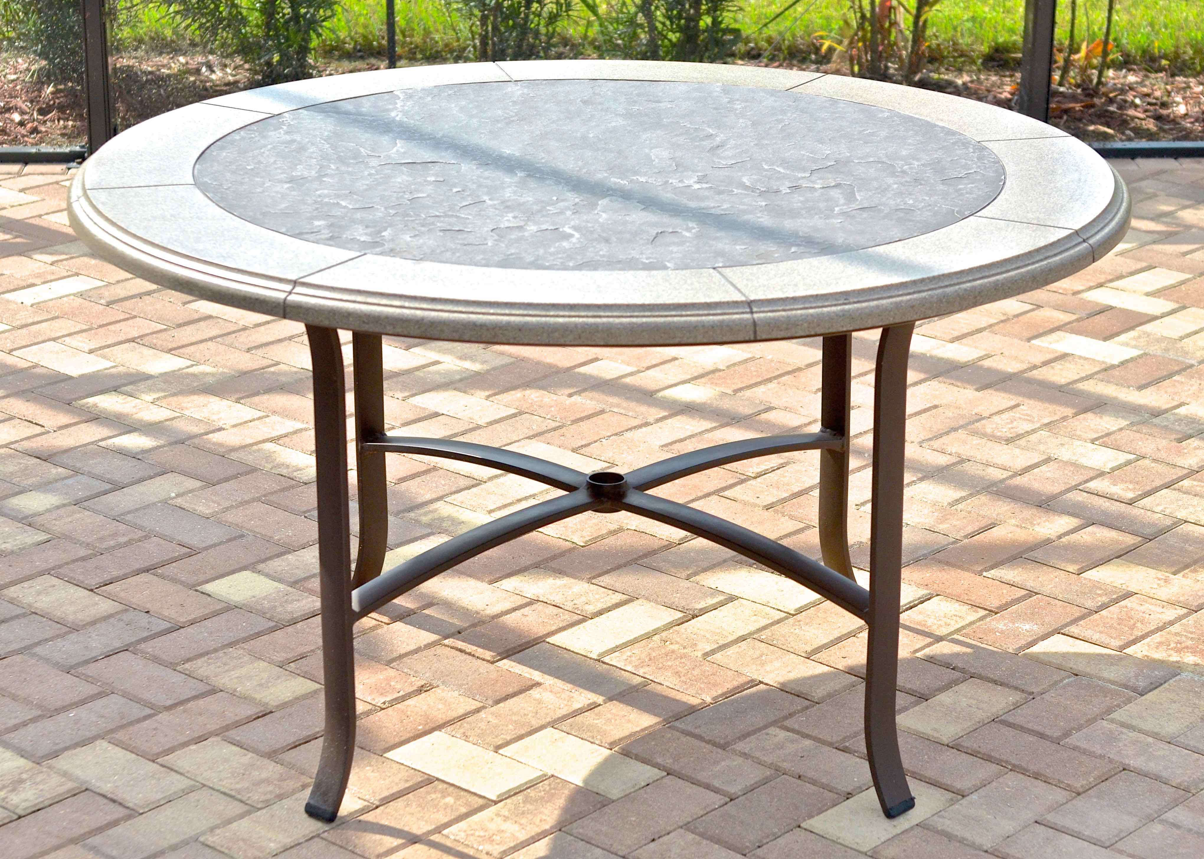 Tropitone Stoneworks Collection "Montreaux" Patio Table EBTH