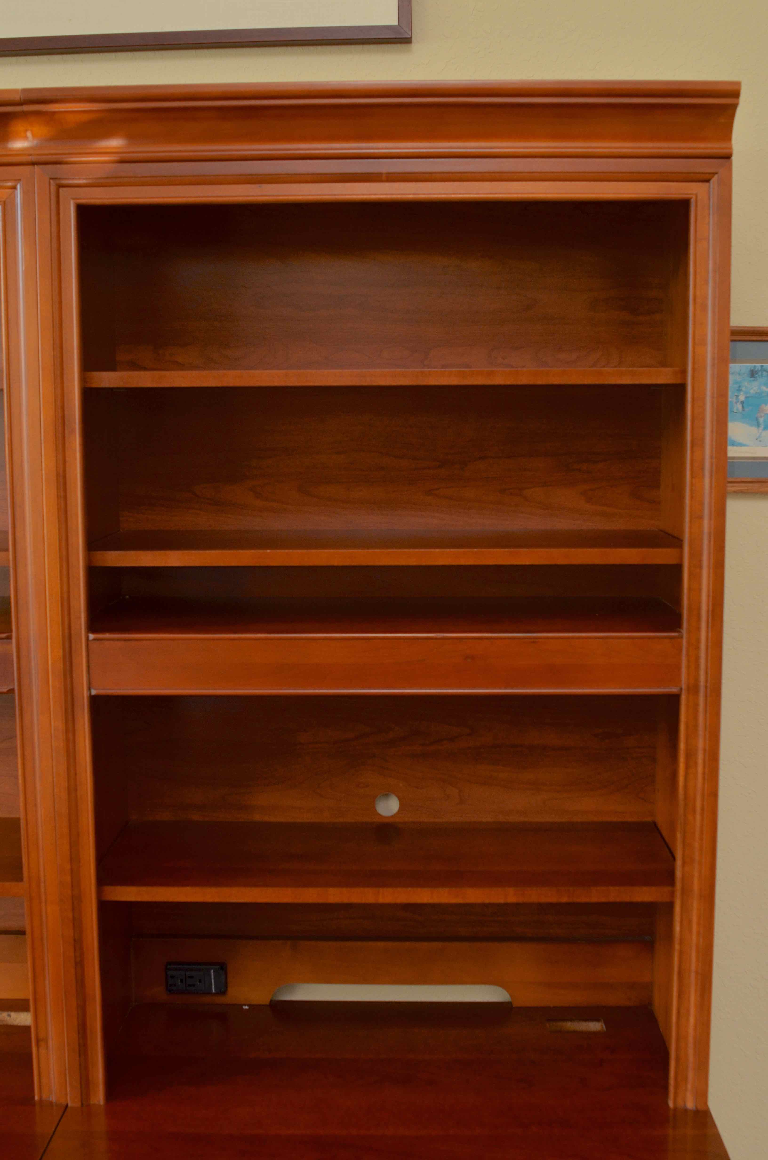 Stanley Furniture Lateral File With Bookcase Hutch EBTH