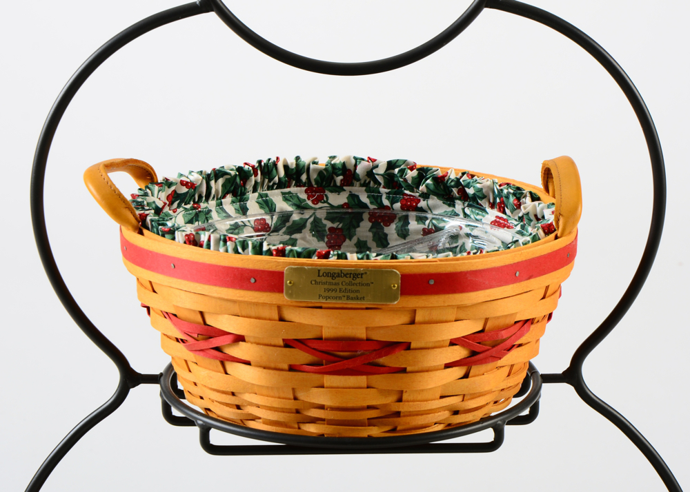 Large Longaberger Snowman Stand EBTH