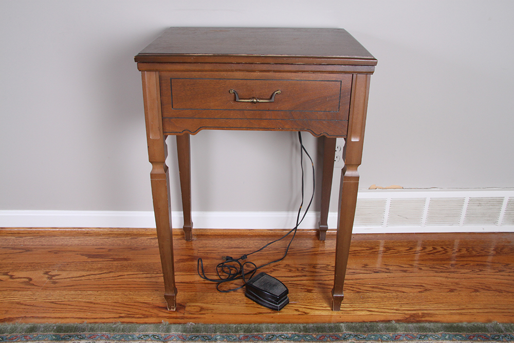 Sears Kenmore Sewing Machine Table EBTH