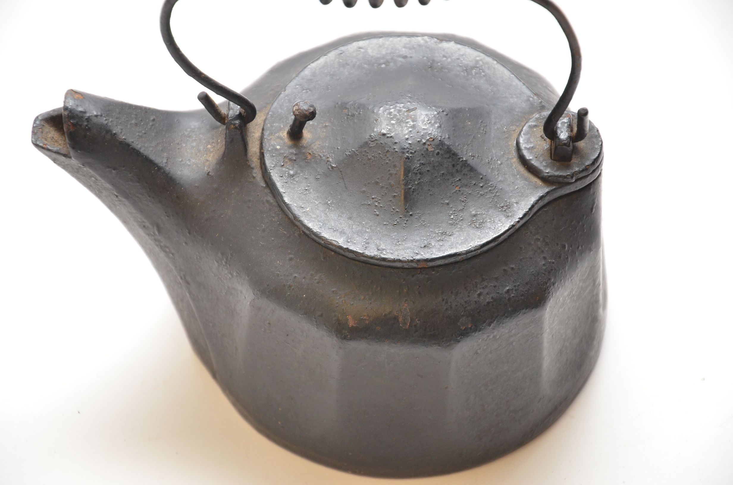 Antique Griswold Cast Iron Salesman's Sample Tea Kettle EBTH