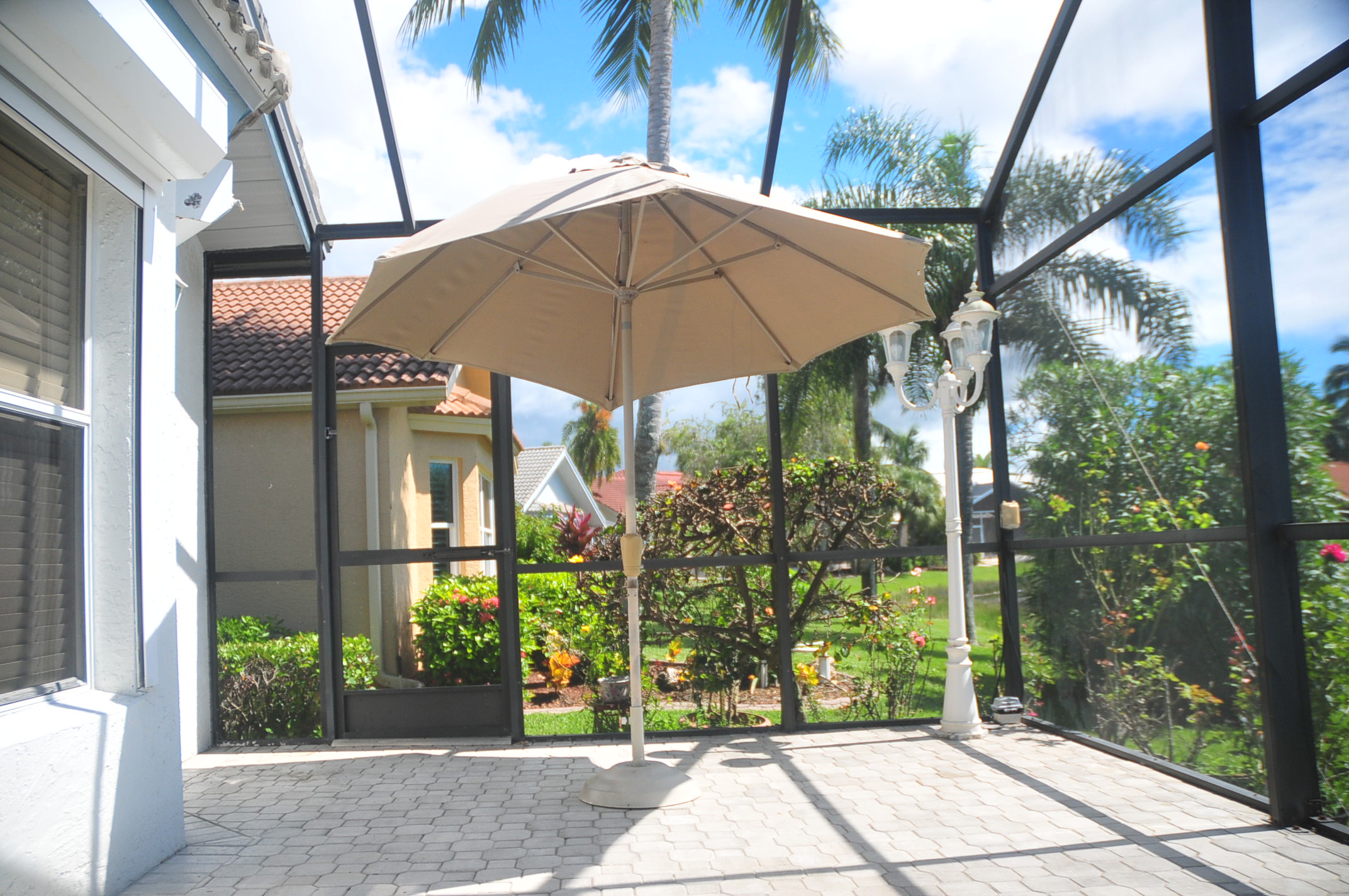 Patio Umbrella With Weighted Base Ebth