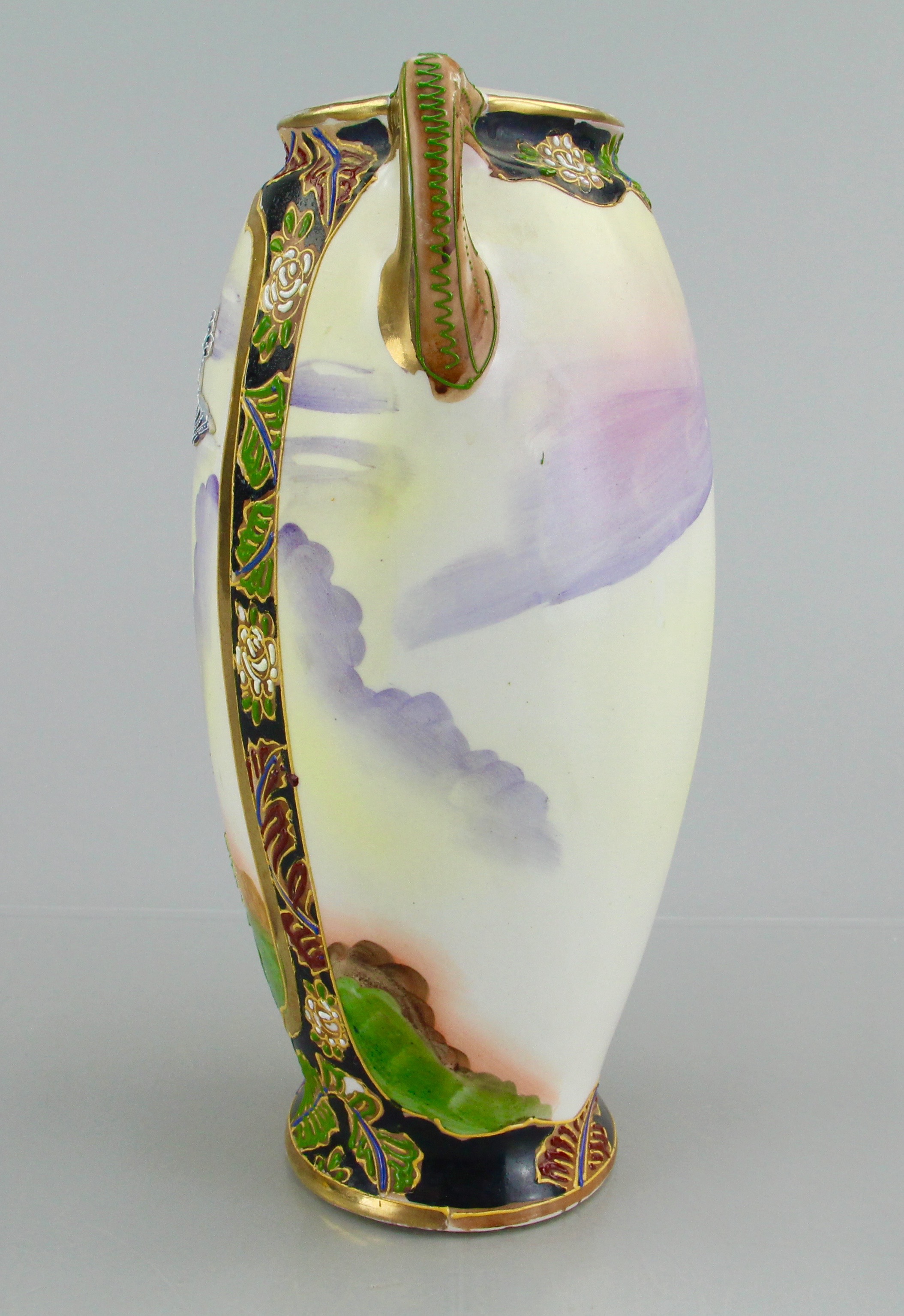 Vintage Miyako Nippon HandPainted Vase EBTH