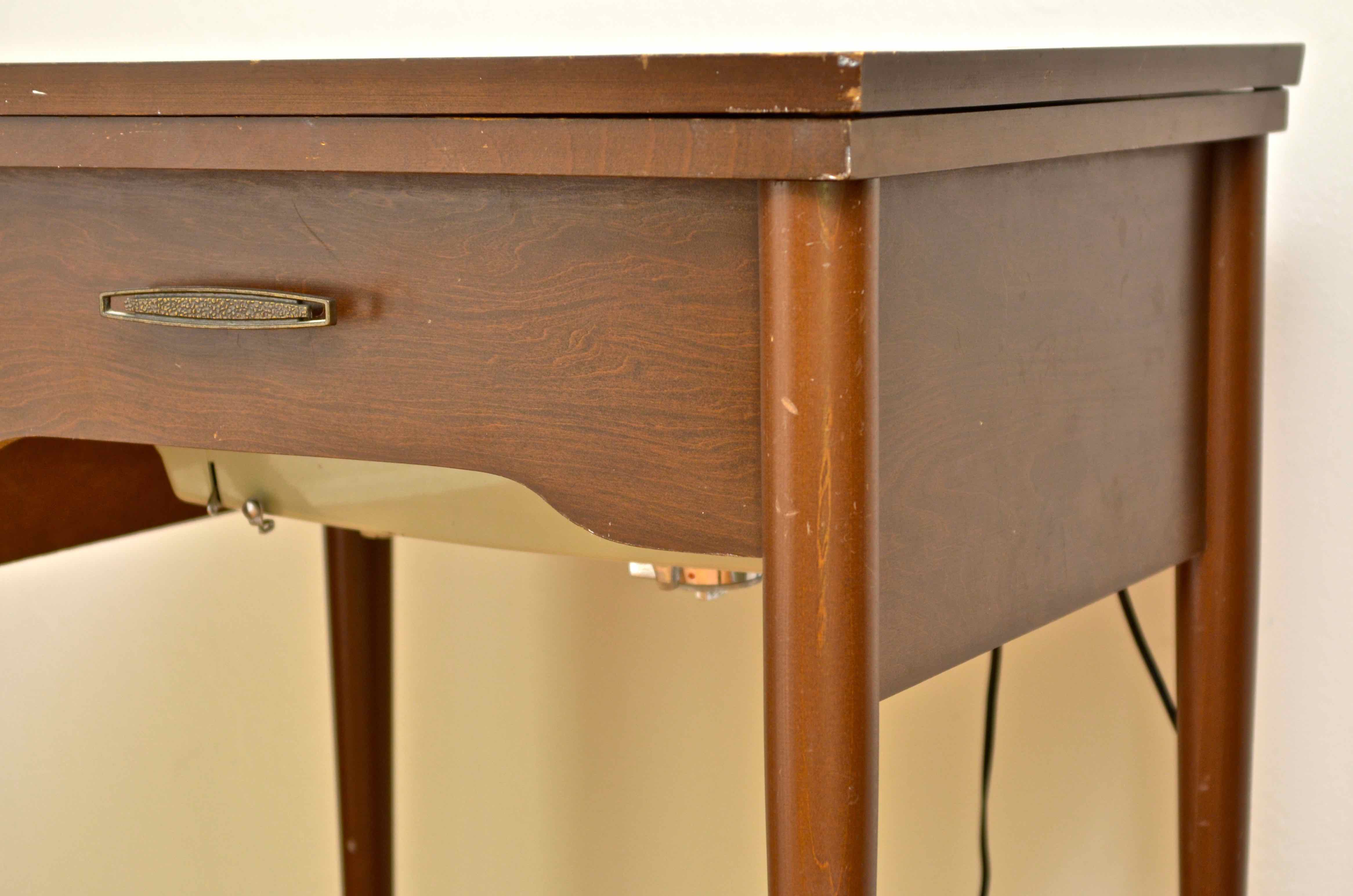 Sears Kenmore Sewing Machine and Vintage Table EBTH