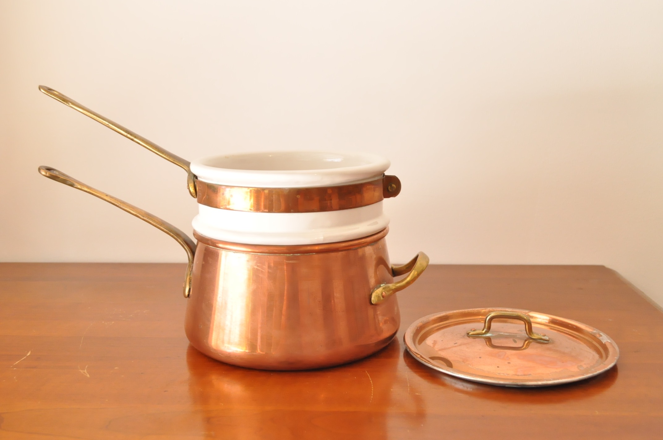 Copper Double Boiler EBTH
