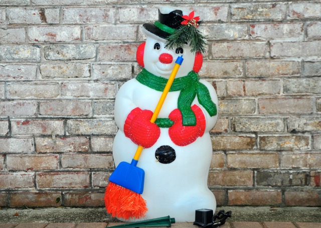 32 Inch Fiber Optic Snowman EBTH