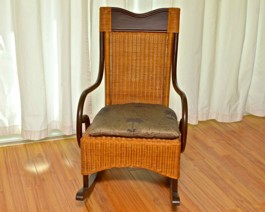 Pier 1 Wicker Rocker : EBTH
