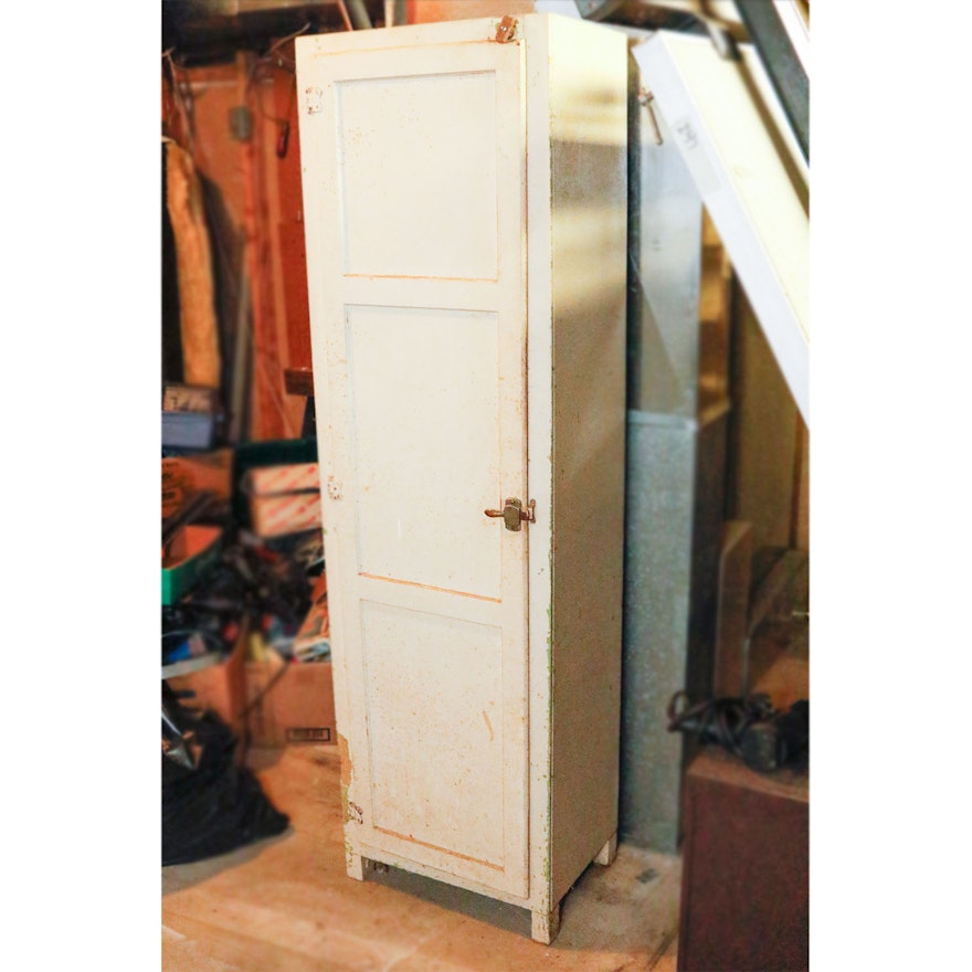 Vintage Hoosier Chimney Cupboard : EBTH Vintage Hoosier Chimney Cupboard ... - Vintage Hoosier Chimney Cupboard : EBTH