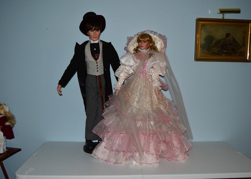 Bride And Groom Dolls By Rustie Ebth