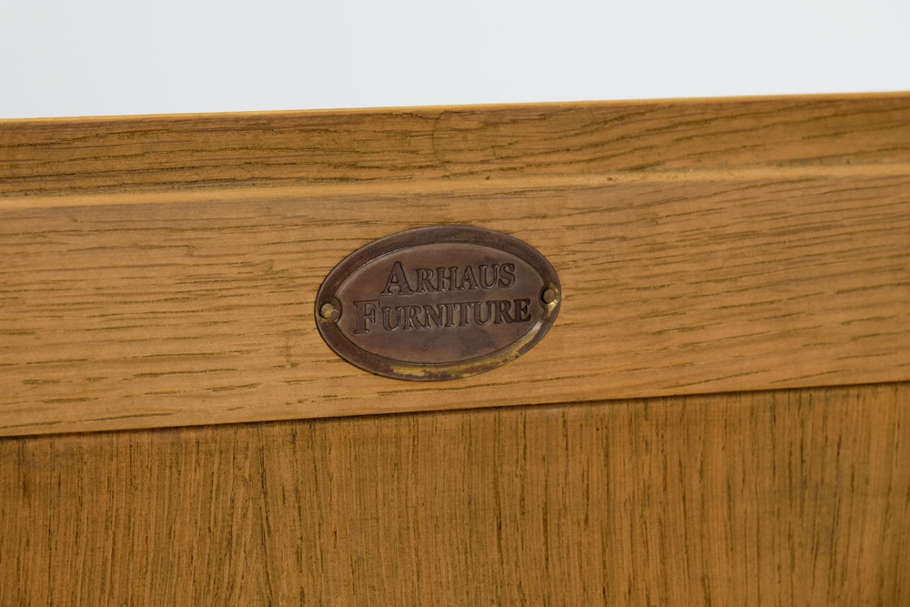 Arhaus Athens Library Bookcase with Ladder EBTH