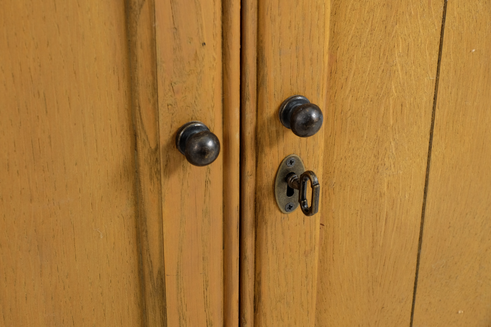 Arhaus Athens Library Bookcase with Ladder EBTH