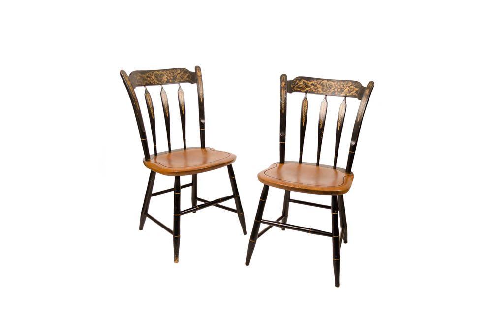 Nichols & Stone Hitchcock Chairs EBTH