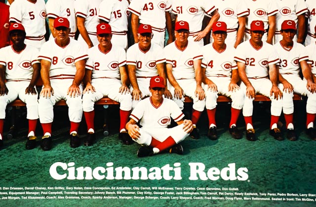 1975 Cincinnati Reds Team Poster : EBTH