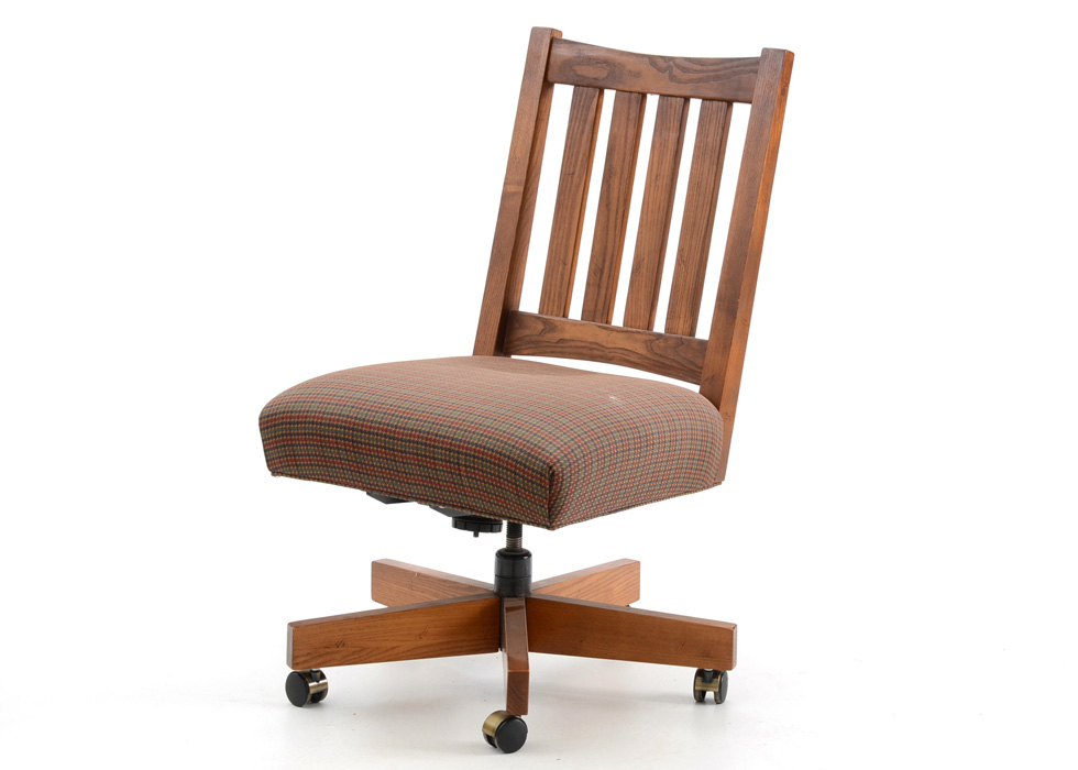 Sam Moore Furniture Mission Style Desk Chair Ebth