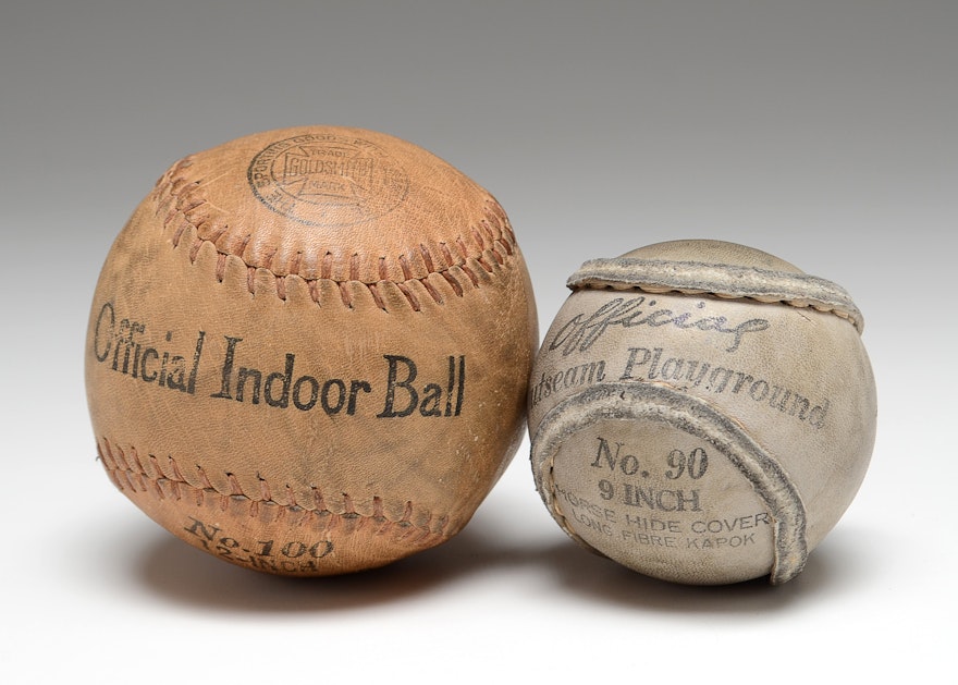 1920s Goldsmith Indoor Baseball And Playground Ball