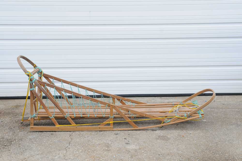 Wooden Dog Sled EBTH