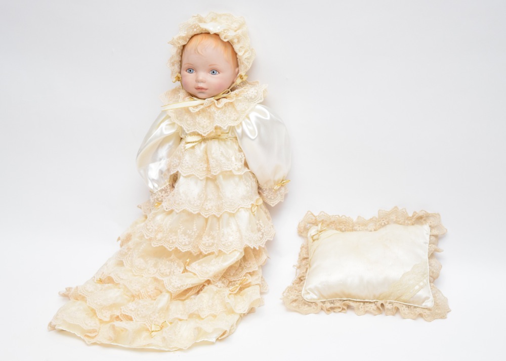 franklin mint porcelain baby dolls