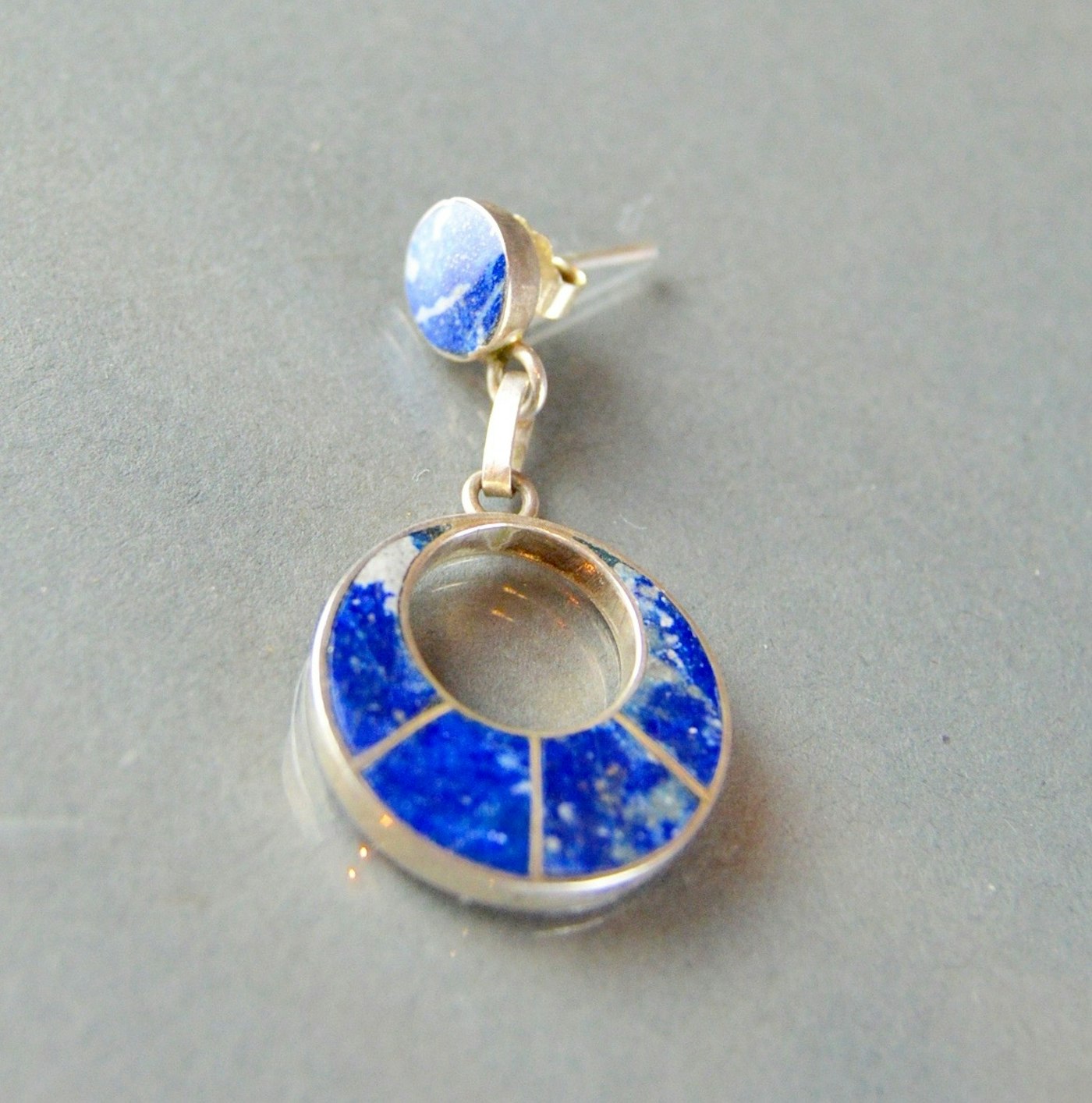 Chilean Lapis Lazuli Necklace and Earrings : EBTH